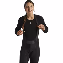 Pantaloni Ciclism cu Bretele SPECIALIZED Women's SL Expert Softshell - Black