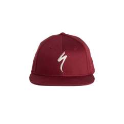 Sapca SPECIALIZED Flat Brim - Garnet Red/Birch White