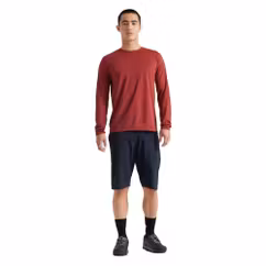 Tricou Ciclism SPECIALIZED Men's Gravity Training (L/S) - Garnet Red