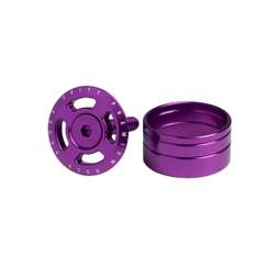 Floare Furca cu Capac DEITY Crosshair cu Distantiere - Purple