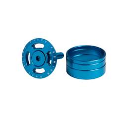 Floare Furca cu Capac DEITY Crosshair cu Distantiere - Blue
