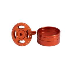 Floare Furca cu Capac DEITY Crosshair cu Distantiere - Orange