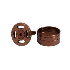 Floare Furca cu Capac DEITY Crosshair cu Distantiere - Bronze