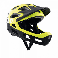 Casca Ciclism Full Face Copii TSG Seek Youth FR Graphic Design - Flow Black Yellow