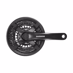 Angrenaj Pedalier SHIMANO Tourney FC-TY501 - 3x6/7/8 Viteze, 175mm, 42-34-24T w/CG