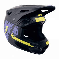 Casca Ciclism Full Face TSG Sentinel Solid Color - Violet Yellow Flakes