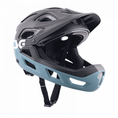 Casca Ciclism Full Face TSG Seek Youth FR Graphic Design - Flow Black-Blue