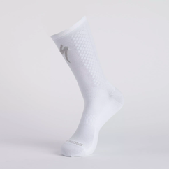 Sosete Ciclism SPECIALIZED Knit Tall - White/Silver
