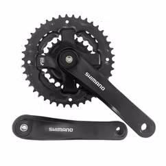 Angrenaj Pedalier SHIMANO Tourney FC-TY501 - 3x6/7/8 Viteze, 170mm, 42-34-24T w/o CG - Silver