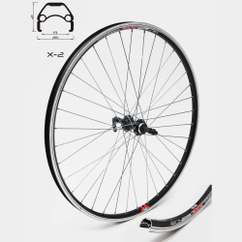 Roata Spate CROSSER X2 36H 28'' Filet, QR - Frana V-brake cu Butuc JoyTech | capsata