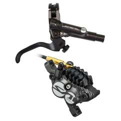 Frana Disc Hidraulica SHIMANO Saint BL-M820-B (L) + BR-M820 (F) | Placute Metalice w/Fin