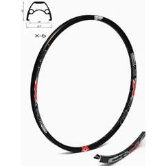 Janta CROSSER X6 28'' 32H - Black | Capsata