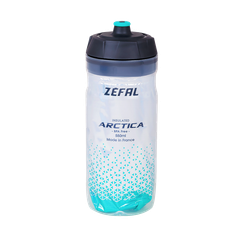 Bidon ZEFAL Arctica 55 Grip-Cap 550ml - Silver/Caraibean Green