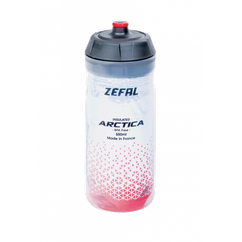 Bidon ZEFAL Arctica 55 Grip-Cap 550ml - Silver/Red