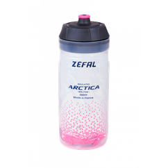 Bidon ZEFAL Arctica 55 Grip-Cap 550ml - Silver/Light pink