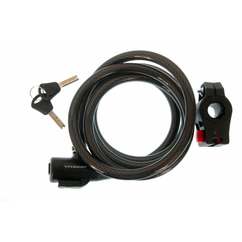 Antifurt Cablu CROSSER CL-823 12mm/180cm - Black