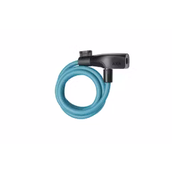 Antifurt Cablu AXA Resolute 8mm/120cm - Ice Blue