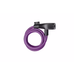 Antifurt Cablu AXA Resolute 8mm/120cm - Royal Purple