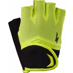 Manusi Ciclism SPECIALIZED Kids' Body Geometry (S/F) - Black/Neon Yellow