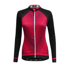 Tricou Ciclism FUNKIER Luciana-L Pro Women (L/S) - Pink
