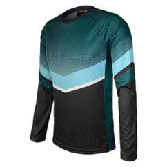Tricou Ciclism FUNKIER Turone-W Enduro - Black/Turquoise