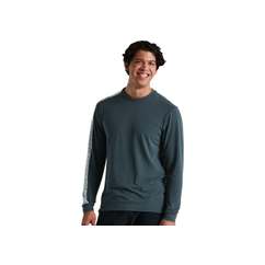 Tricou Ciclism SPECIALIZED Men's Trail (L/S) - Cast Battleship