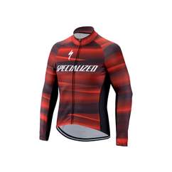 Tricou Ciclism SPECIALIZED Therminal SL Team Expert (L/S) - Black/Red