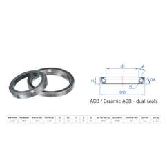 Rulment cuvete FSA IS-2-138 ACB 1"3/8 36x45 dualS MR031