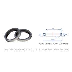 Rulment cuvete FSA TH-373 ACB 1" 36x45 dualS MR055E
