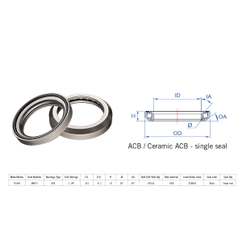 Rulment cuvete FSA TH-800 ACB 1"1/8 36x45 singleS MR075