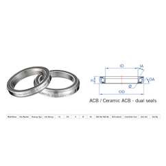 Rulment cuvete FSA TH-872E ACB 36x36 1"1/8 dualS MR043