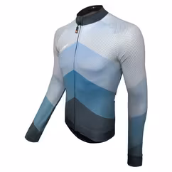 Tricou Ciclism FUNKIER Piacenza-L-2 Pro Men (L/S) - Blue