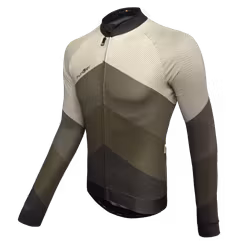 Tricou Ciclism FUNKIER Piacenza-L-2 Pro Men (L/S) - Olive Green
