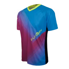 Tricou Ciclism FUNKIER Termoli Enduro Men (S/S) - Purple/Blue