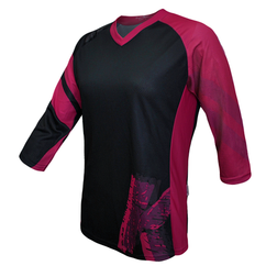 Tricou Ciclism FUNKIER Dolomiti-W Enduro Women (3/4 Sleeve) - Purple