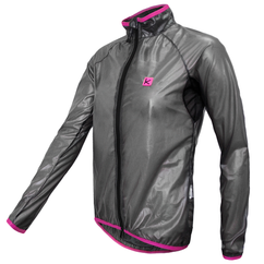 Jacheta Impermeabila Ciclism FUNKIER Ravenna Storm Women - Black/Pink