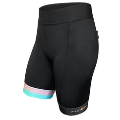Pantaloni Scurti Ciclism cu Bazon FUNKIER Bondeno Active 8 Panel Women - Pink/Mint