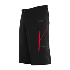 Pantaloni Scurti Ciclism Copii FUNKIER Lucca Pro Kids - Black/Red