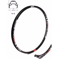 Janta CROSSER X11 28/29 36H negru | capsata