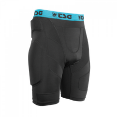 Pantaloni Ciclism cu Protectii TSG Crash Pant A - Black