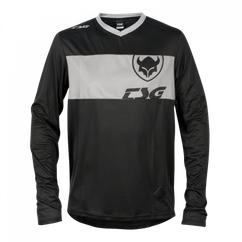 Tricou Ciclism TSG Waft (L/S) - Black Grey