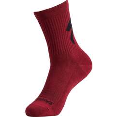 Sosete Ciclism SPECIALIZED Cotton Tall Logo - Maroon