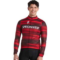 Tricou Ciclism Softshell SPECIALIZED Men's Factory Racing Team SL Expert (L/S) - Black/Red