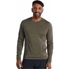 Tricou Ciclism SPECIALIZED Men's Trail Power Grid (L/S) - Oak Green