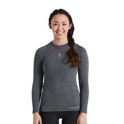 Bluza de Corp Termica SPECIALIZED Women's Merino Seamless Baselayer (L/S) - Grey