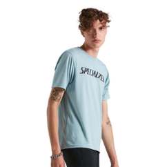 Tricou Ciclism SPECIALIZED Men's Wordmark (S/S) - Arctic Blue