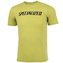 Tricou Ciclism Copii SPECIALIZED Youth Wordmark (S/S) - Olive Green