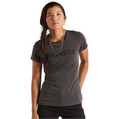 Tricou Ciclism SPECIALIZED Women's Wordmark (S/S) - Charcoal
