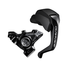 Frana Disc Hidraulica SHIMANO Dura Ace Di2 ST-R9180 (R) + BR-R9270 (R) | Placute Resin w/Fin