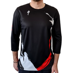 Tricou Ciclism SPECIALIZED Men's All Mountain (3/4 Sleeve)- Trail of Flames